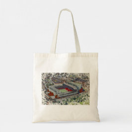 Bolso De Tela Anfield Stadium Liverpool - Artistic Watercolour