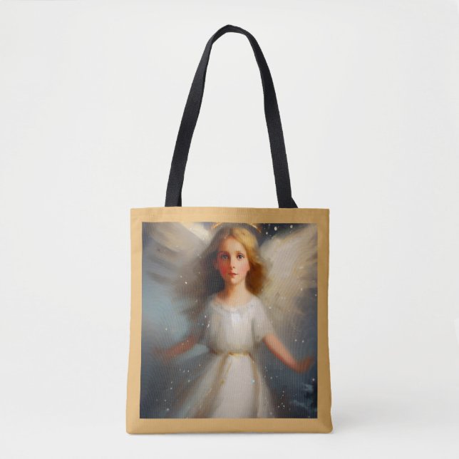 Bolso De Tela Ángel 2 navidades (Anverso)