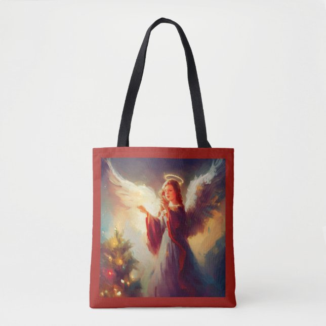 Bolso De Tela Ángel 3 navidades (Anverso)