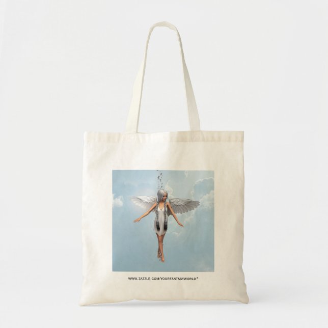 Bolso De Tela Ángel Blanco (Frente)