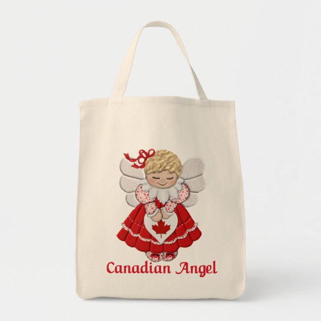 Bolso De Tela Ángel canadiense (Frente)