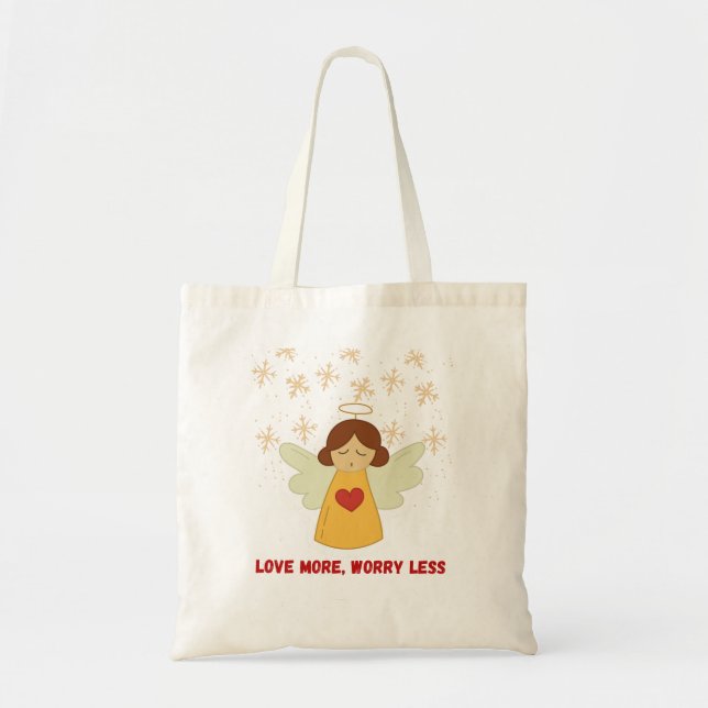 Bolso De Tela Ángel de amor (Frente)