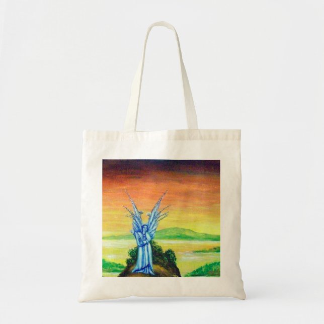 BOLSO DE TELA ANGEL DE TWITTER (Frente)