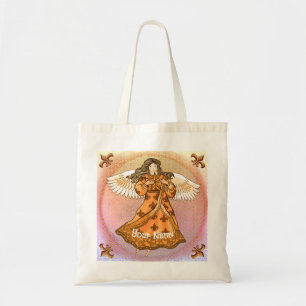 Bolso De Tela Ángel real