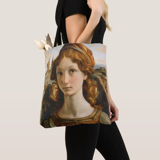 Bolso De Tela Ángel renacentista (Detalle)