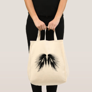 Bolso De Tela ANGEL WINGS Black Gray Monograma