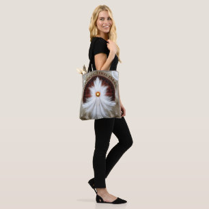 Bolso De Tela Angel Wings Snowflake Feliz Navidad
