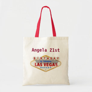 Bolso De Tela Angela 21 cumpleaños Las Vegas Tote Bag