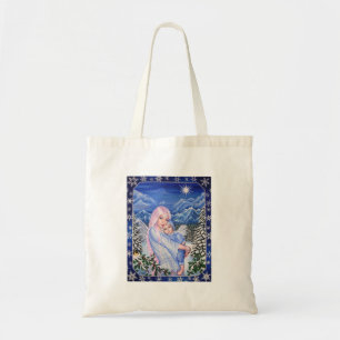 Bolso De Tela Ángeles de la nieve