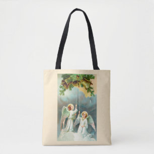 Bolso De Tela Ángeles festivos