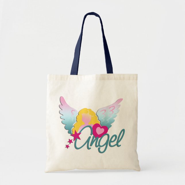 Bolso De Tela Angels Love (Frente)