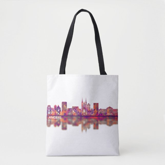 Bolso De Tela Angers France Skyline (Anverso)