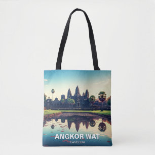Bolso De Tela Angkor Wat Camboya al amanecer