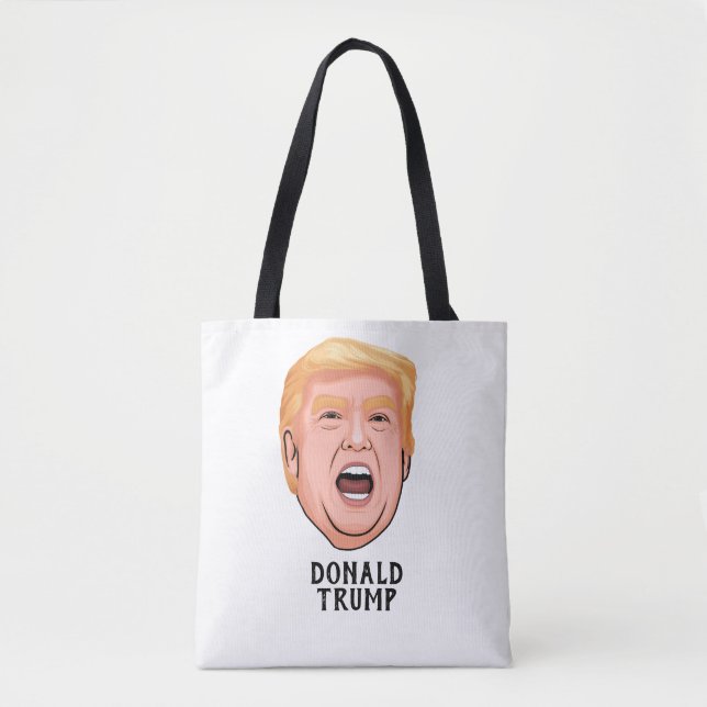 BOLSO DE TELA ANGRY DONALD TRUMP PERSONALIZADO (Anverso)