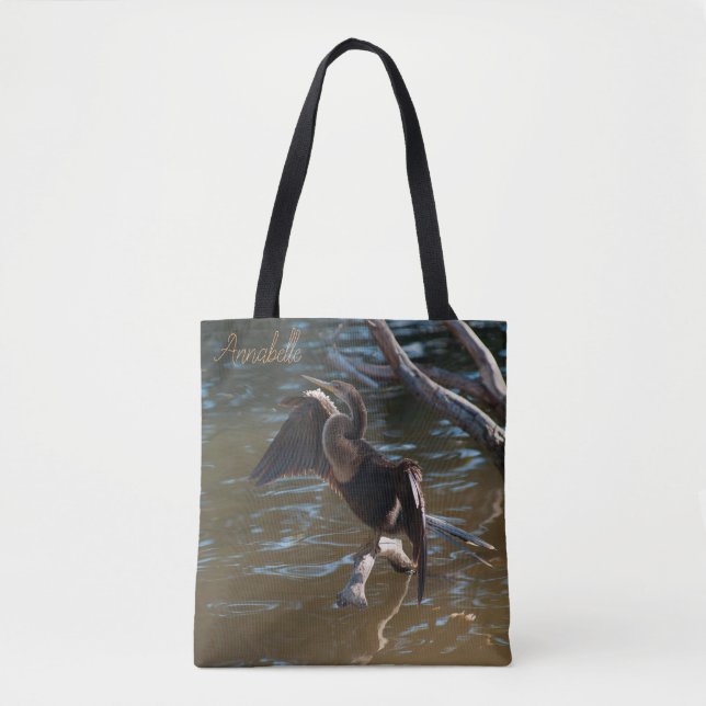 Bolso De Tela Anhinga (Anverso)