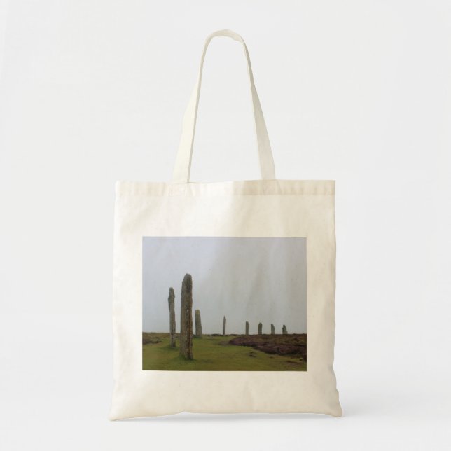 Bolso De Tela Anillo de Brodgar (isla de las Orcadas) (Frente)