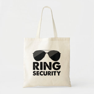 Bolso De Tela Anillo de Seguridad para Bodas Anillo de Boda