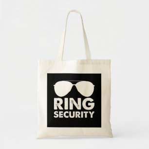 Bolso De Tela Anillo de Seguridad para la Boda Anillo de Boda