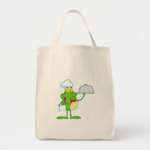 Bolso De Tela Animal divertido anfibio del dibujo animado del