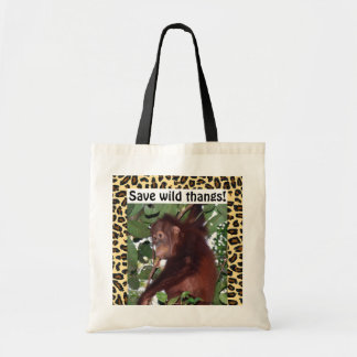 Bolso De Tela Animal dulce del bebé de la fauna