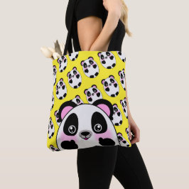 Bolso De Tela Animal dulce dulce y suave de Panda con los dedos