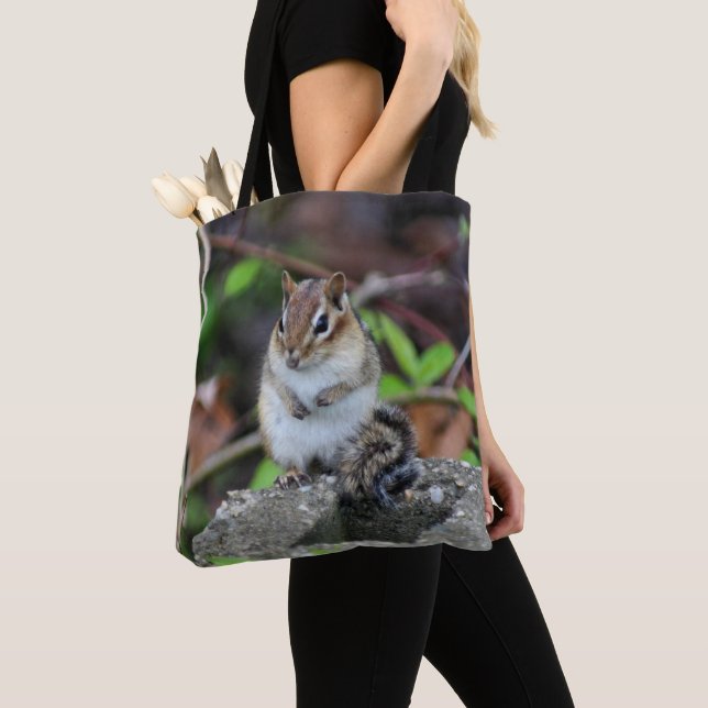 Bolso De Tela Animal salvaje Cute Chipmunk (Detalle)