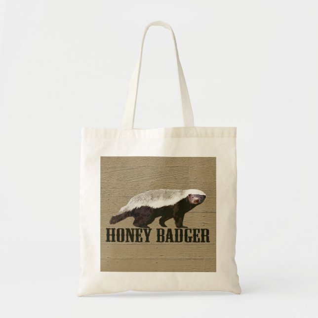 Bolso De Tela Animal salvaje Honey Badger (Frente)