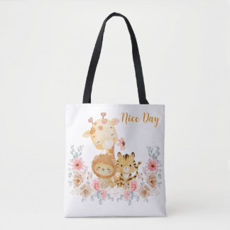 Bolso De Tela Animal salvaje lindo