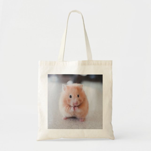 Bolso De Tela Animales De Amor De Hámster Cute (Frente)