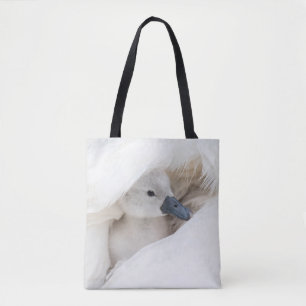 Bolso De Tela Animales de bebé más afectados   Baby Mute Swan