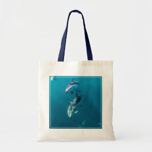 Bolso De Tela Animales de bebé más afectados Dolphin Family