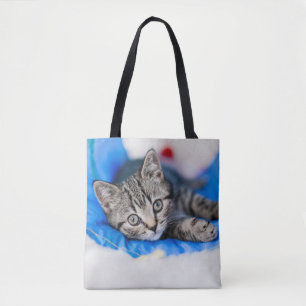 Bolso De Tela Animales de bebé más afectados   Gatito de Tabby e