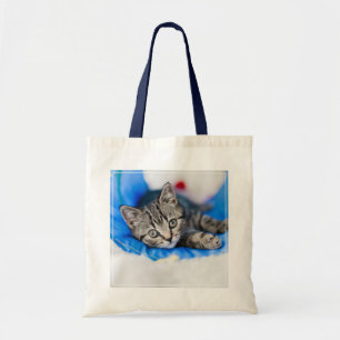 Bolso De Tela Animales de bebé más afectados Gatito de Tabby e