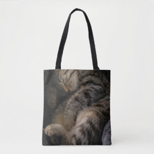 Bolso De Tela Animales de bebé más afectados Gato de Tabby dur