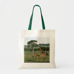 Bolso De Tela Animales de bebé más afectados Giraffe Calf & Ma