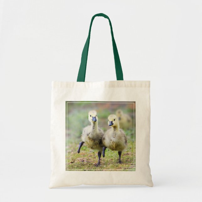 Bolso De Tela Animales de bebé más afectados | Goslings Canadien (Frente)