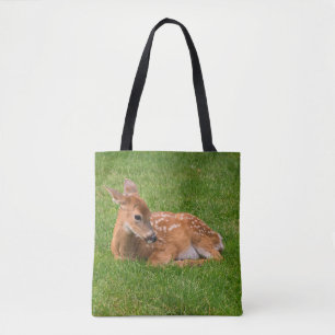 Bolso De Tela Animales de bebé más afectados   Little Fawn