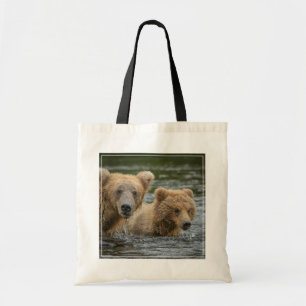Bolso De Tela Animales de bebé más afectados Mama Bear y sus C