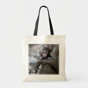 Bolso De Tela Animales de bebé más afectados Mono japonés y be
