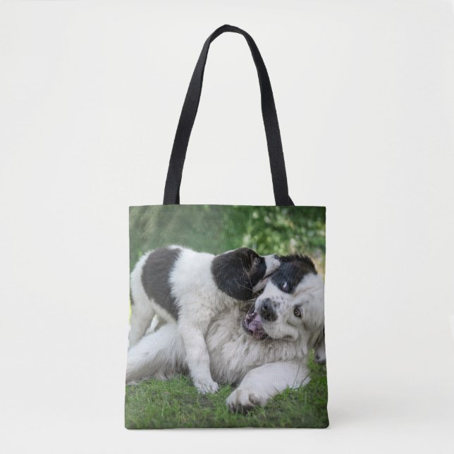 Bolso De Tela Animales de bebé más afectados | Papúa silvestre (Anverso)