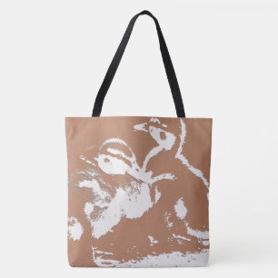 Bolso De Tela Animales de la fauna de los pájaros de los patos