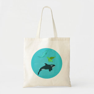 Bolso De Tela Animales del mar
