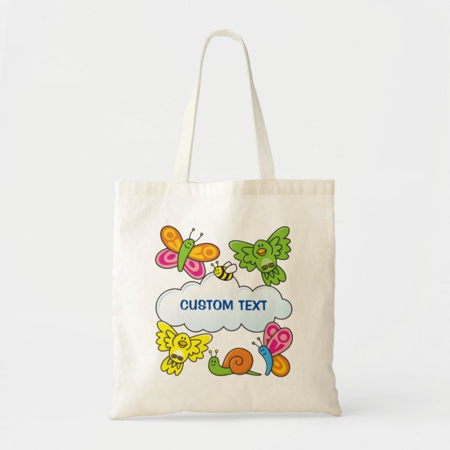 Bolso De Tela Animales para bebés (Frente)