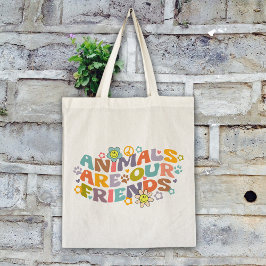 Bolso De Tela Animales retro de flores de moda
