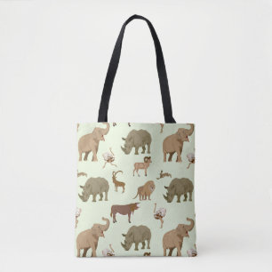Bolso De Tela Animales salvajes