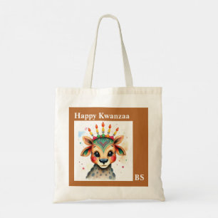 Bolso De Tela Animales salvajes de la etnia africana Kwanzaa dis