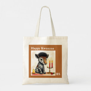 Bolso De Tela Animales salvajes de la etnia africana Kwanzaa dis