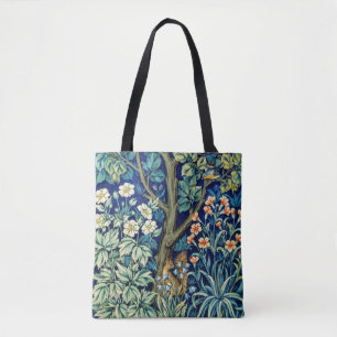 Bolso De Tela Animales y flores, bosque, William Morris