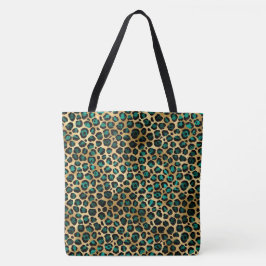 Bolso De Tela Animalis leopardo