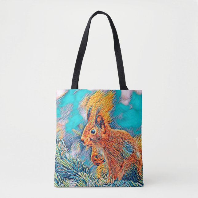 Bolso De Tela AnimalMix_Squirrel_001 (Anverso)